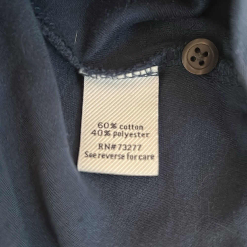 Croft & Barrow Long-Sleeve Men's Blue Polo Shirt - Picture 4 of 5